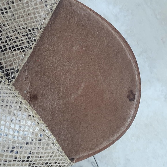 Dansko Taupe Snake Jacinda Nubuck Sandal Size 40 - Picture 9 of 10